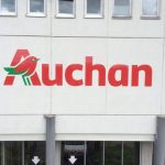 Enseigne en alu dibon Auchan à Clermont Ferrand