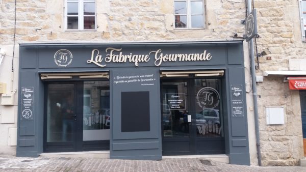 Dépoli sur vitrine – Boulangerie LA FABRIQUE GOURMANDE à Saint-Julien-Chapteuil